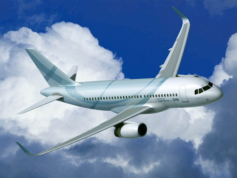бизнес джет Airbus A319 CJ в Украине