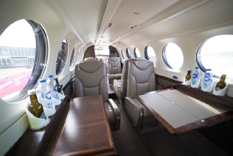 фото частного самолета Beechcraft King Air 350