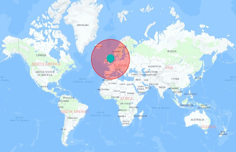 карта перелетов