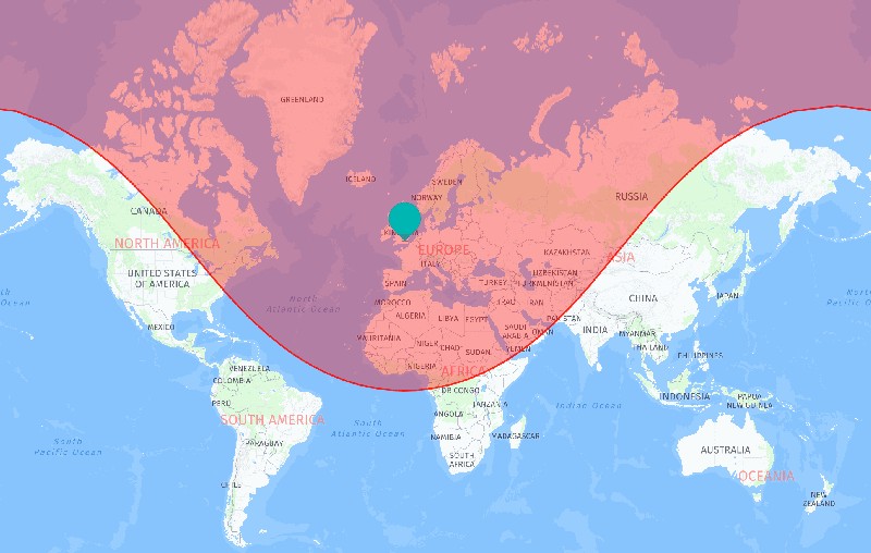 карта перелетов