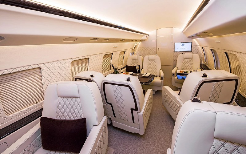 фото частного самолета Bombardier Global Express