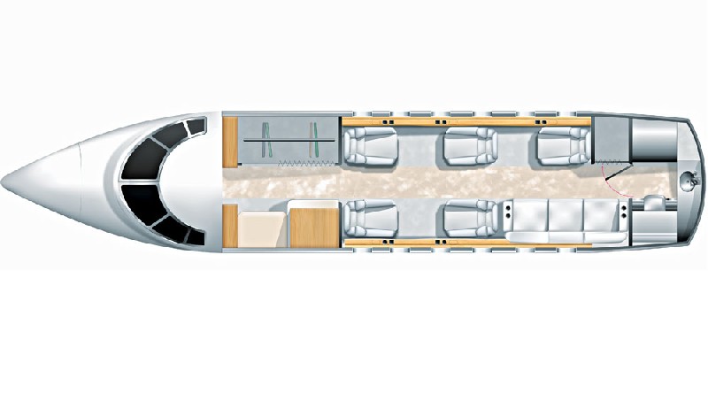 бизнес джет Beechcraft Hawker 700