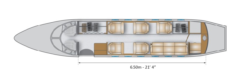 бизнес джет Beechcraft Hawker 900 XP