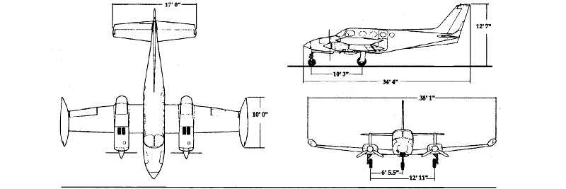 бизнес джет Cessna 340