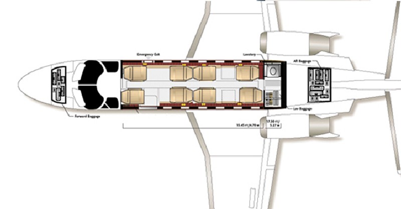 бизнес джет Cessna Citation V