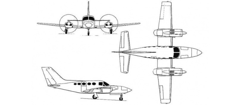 бизнес джет Cessna 421 Golden Eagle