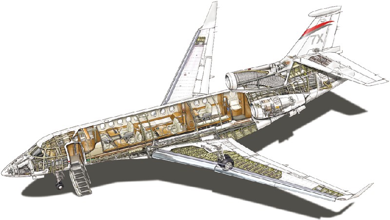 бизнес джет Dassault Falcon 7X