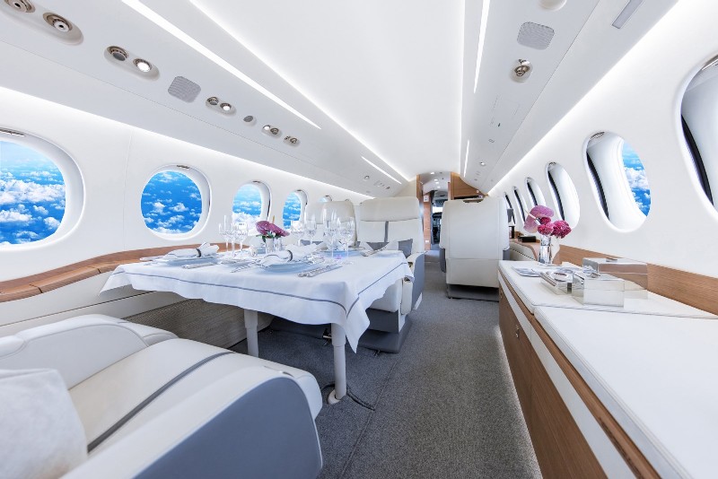фото частного самолета Dassault Falcon 7X