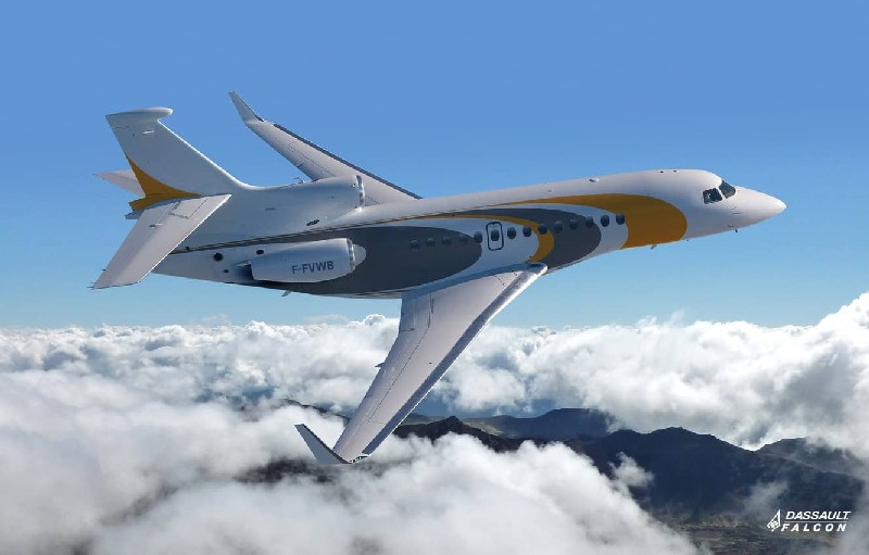 бизнес джет Dassault Falcon 7X в Украине