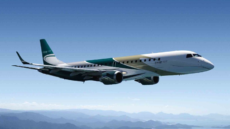 бизнес джет Embraer Lineage 1000 в Украине