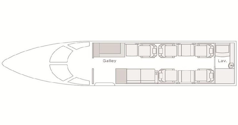 бизнес джет Gulfstream G100