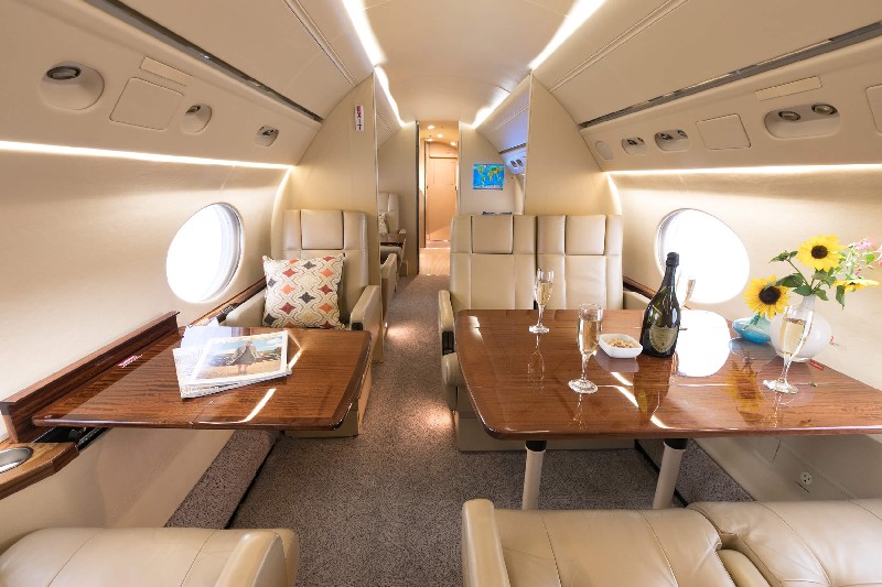 фото частного самолета Gulfstream GIV