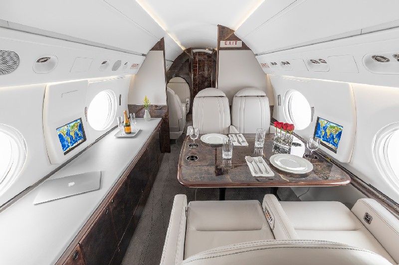 фото частного самолета Gulfstream GV