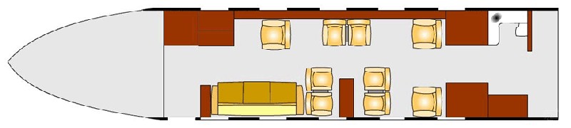 бизнес джет Gulfstream II