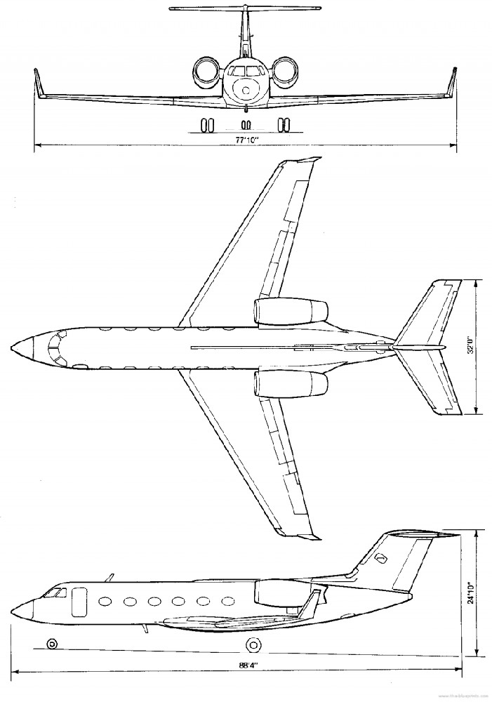 бизнес джет Gulfstream III