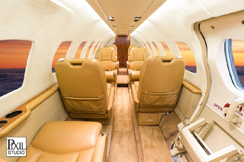 салон бизнес джета Gulfstream G400