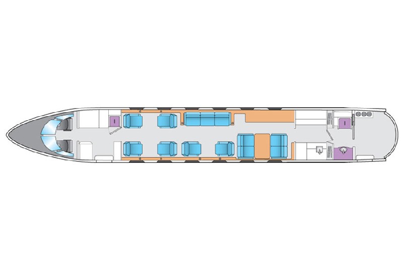 бизнес джет Gulfstream G450