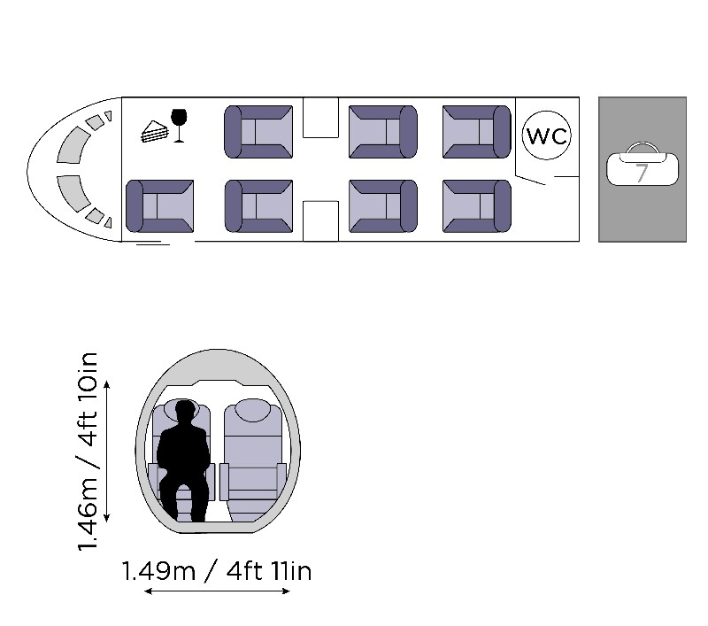 бизнес джет Hawker 400 XP