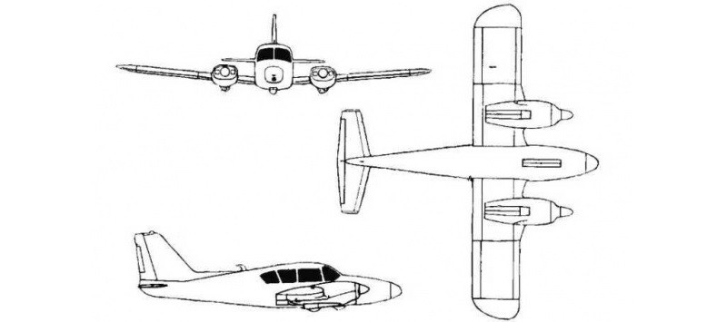 бизнес джет Piper Aztec